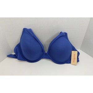 ThirdLove 24/7 Full Coverage Bra 32F Blue Smooth  Comfortable Support NWT